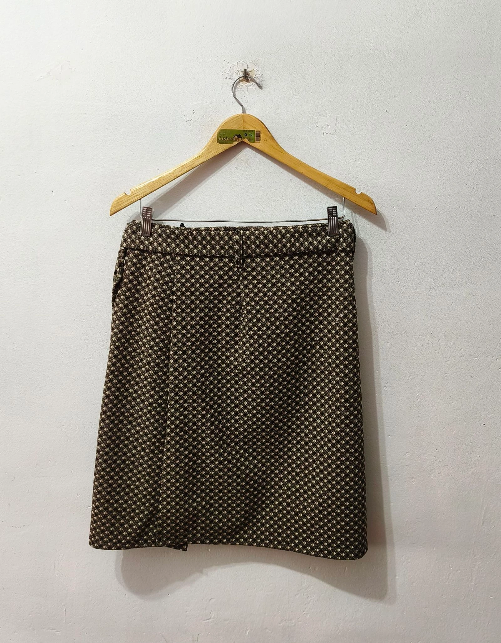 Brown and Cream Women's Skirt Size L – photo 2